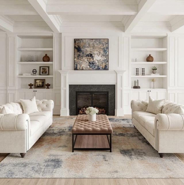 Nourison Home™ Rustic Textures Beige Gray 5'x7' Area Rug-1