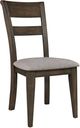 Liberty Furniture Double Bridge 7-Piece Dark Chestnut/Gray Trestle Dining Set-5