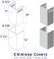 Hauslane Stainless Steel Range Hood Chimney Cover Kit-0