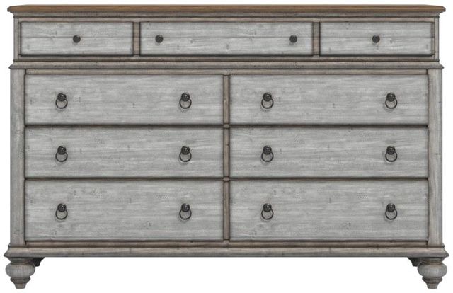 Flexsteel® Plymouth Distressed Graywash Dresser-1