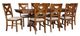 Powell® Kraven 9-Piece Dark Hazelnut Dining Set-0