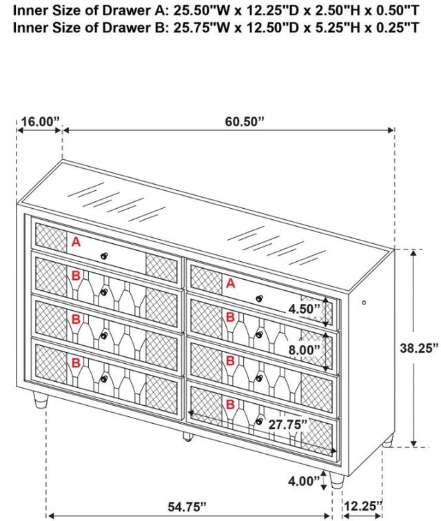 Coaster®  Lorient Black Dresser-2