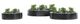 CabanaCoast® Customizable York Low Aluminum 12" Small Outdoor Round Planter-2