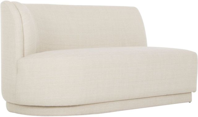 Moe's Home Collection Yoon Cream Left 2 Seat Sofa-1