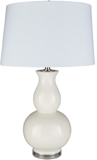 Surya Devon White Lamp-1