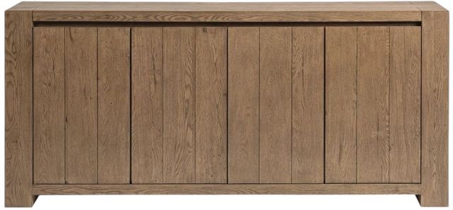 Classic Home Bristol Cafe Brown 4-Door Cabinet-3
