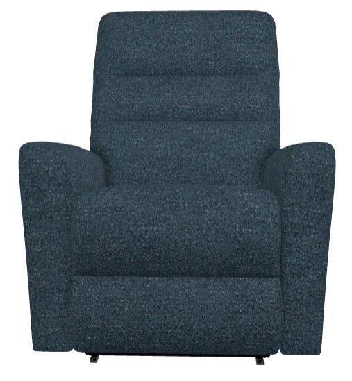 La-Z-Boy® Liam Navy Power Wall Recliner with Headrest and Lumbar-1