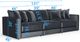 Jackson Furniture Remington 3-Piece Slate Small Spaced Sectional-5