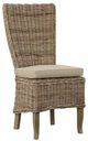 Furniture Classics Brown Highback Dining Side Chair-0