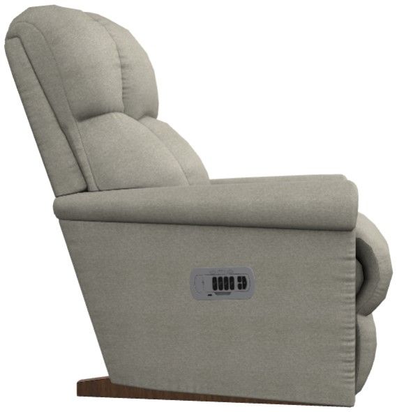 La-Z-Boy® Pinnacle Dove Power Rocking Recliner with Headrest and Lumbar-3