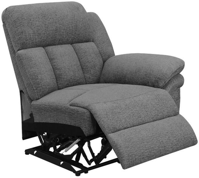 Coaster® Bahrain Charcoal Sectional RAF Recliner-2