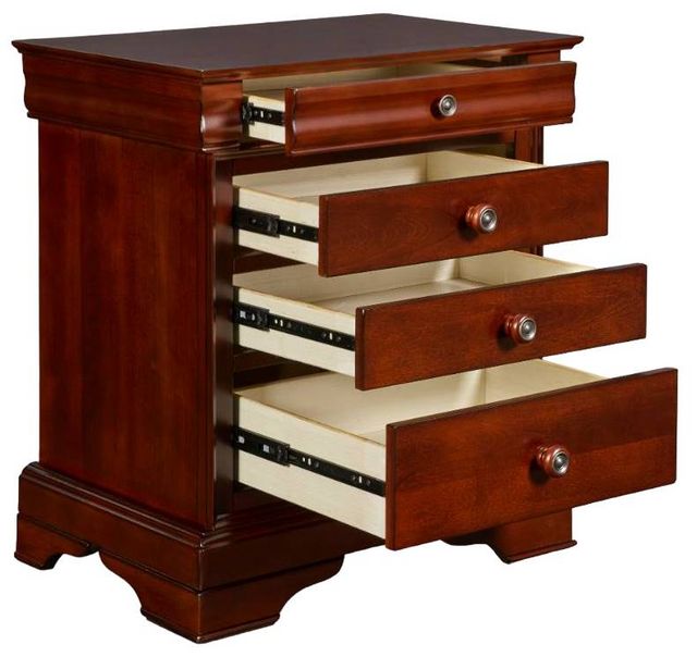 New Classic® Home Furnishings Versaille Bordeaux Nightstand-4