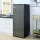 Marathon 6.5 Cu. Ft. Black Steel Upright Freezer-4
