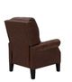 Best Home Furnishings® Joanna Nutmeg Leather High Leg Recliner-4