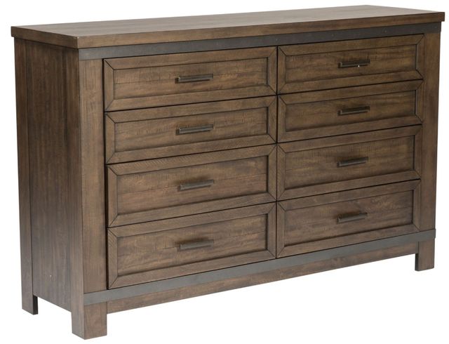 grayish brown dresser Modus Avant Dark Brown Dresser