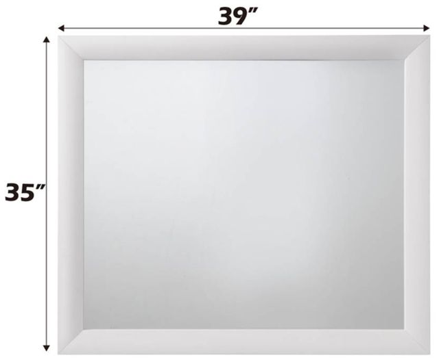 ACME Furniture Ireland White Dresser Mirror-2