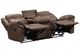 Furniture of America® Agata Brown Manual Reclining Sofa-1