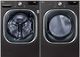LG Black Steel Front Load Laundry Pair-0
