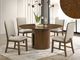 Crown Mark Shari Beige/Brown Dining Side Chair-1