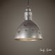 Uttermost by Carolyn Kinder Adelino Rust Silver 1 Light Pendant-1