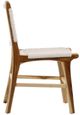 Dovetail Furniture Diaz Natural Stain/White Dining Side Chair-2