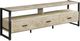 Monarch Specialties Inc. Cream Stone 72" TV Stand-0