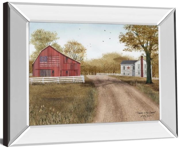 Classy Art Summer in the Country by Billy Jacobs Mirror Framed Wall Art-0