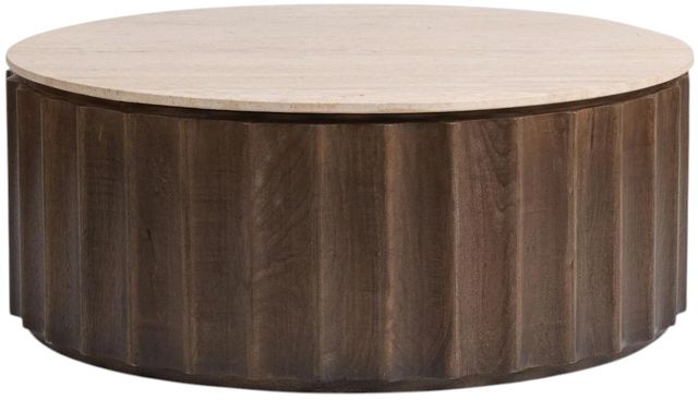 Classic Home Baylee Cocoa Brown Coffee Table-0