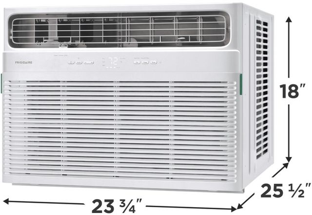 Frigidaire® 23,200 BTU's White Window Mount Air Conditioner with Supplemental Heat-3