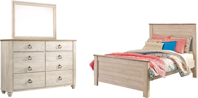 Willowton 3 Piece Panel Bed Willowton 3 Piece Panel Bed
