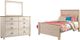 Signature Design by Ashley® Willowton 3-Piece Whitewash Full Panel Bed Set-0