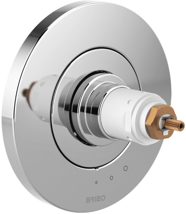 Brizo Litze® Polished Chrome TempAssure® Thermostatic Valve Only Trim - Less Handles-0