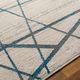Surya Impulse Cream/Deep Teal 4'x6' Area Rug-2