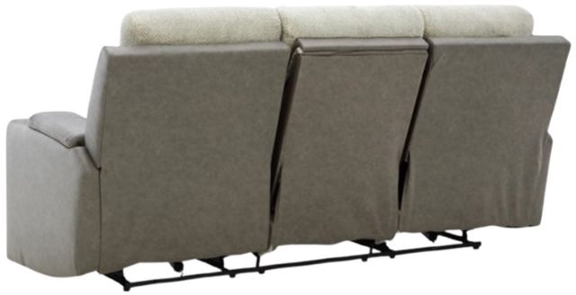 Signature Design by Ashley® Stately Check Sisal Power Reclining Sofa with Adjustable Headrest-3