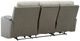 Signature Design by Ashley® Stately Check Sisal Power Reclining Sofa with Adjustable Headrest-3