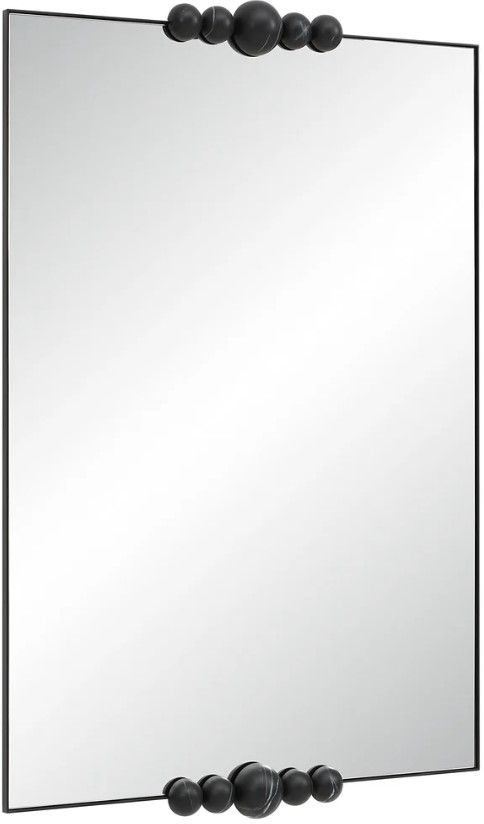 Renwil® Cosmos Matte Black Accent Mirror-2