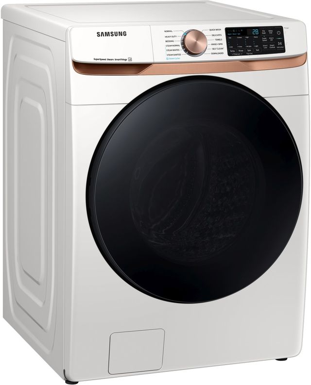 Samsung Ivory Front Load Washer & Gas Dryer Laundry Pair-4
