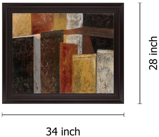 Classy Living Burnished Geometry Wall Art-1