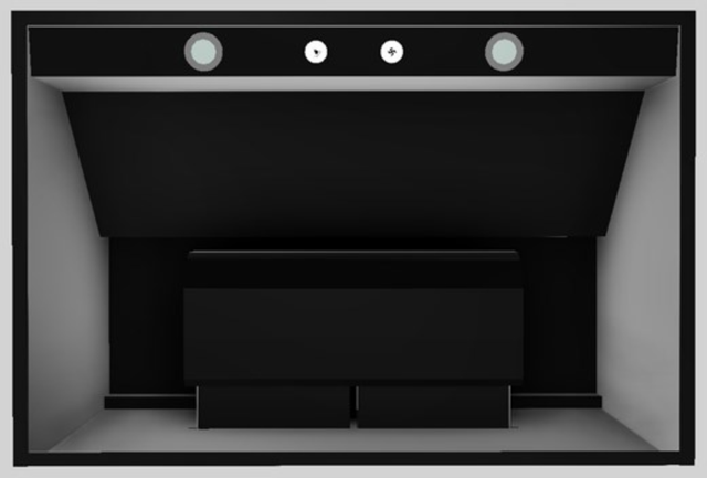 Vent-A-Hood® 36" Black Wall Mounted Range Hood-3