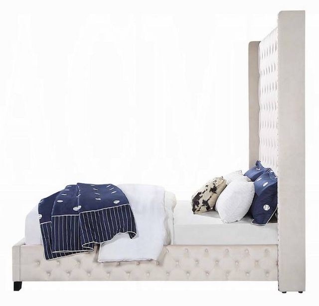 ACME Furniture Fabrice Beige Queen Panel Bed-3
