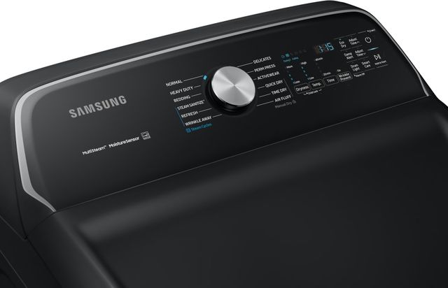 Samsung 7.4 Cu. Ft. Fingerprint Resistant Black Stainless Steel Front Load Electric Dryer-2