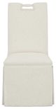 Fairfield® Customizable Entree Dining Tall Back Skirted Dining Chair with Linen Pull-1