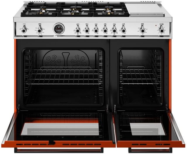 Bertazzoni Professional Series 48" Arancio Pro Style Gas Range-1