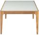 ACME Furniture Gwynn Frosted Glass Top Coffee Table with Natural Base-2