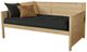 Kodiak Furniture Canton Black 8" Coil Hinged Innerspring Twin Mattress -1