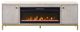 Martin Furniture Vancouver Greige 80" Fireplace TV Stand-1