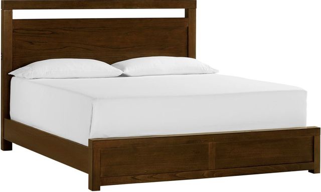 aspenhome® Modern Loft Brownstone King Panel Bed-0