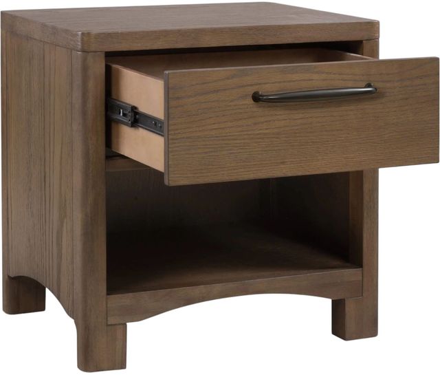 Modus Furniture Arden Tavern Brown 1-Drawer Nightstand-3