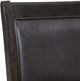 Elements International Amherst Walnut Upholstered Dining Side Chair-5