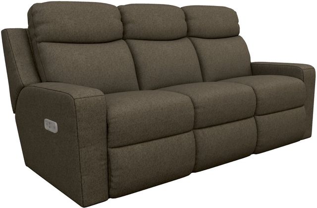 La-Z-Boy® Emmons Taupe Power Reclining Sofa with Headrest-0
